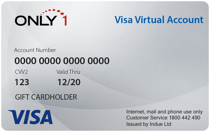 Only 1 Visa Virtual Account – Gift Card Express